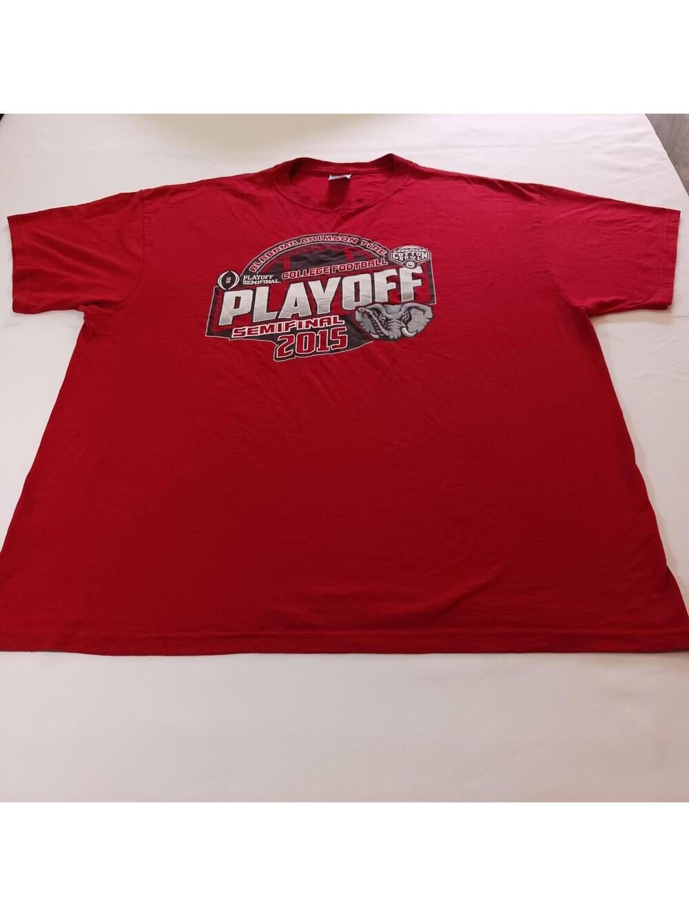 Alabama Crimson Tide 2015 College Football Playoff Semi-Final Men T-Shirt 2XL